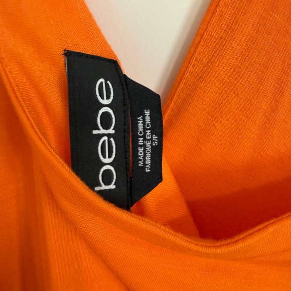 Bebe Orange Asymmetrical Dress - Picture 3 of 3